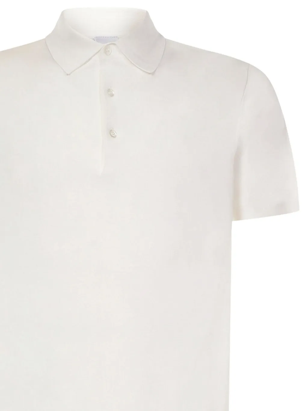 Buttoned Short-Sleeved Polo Shirt