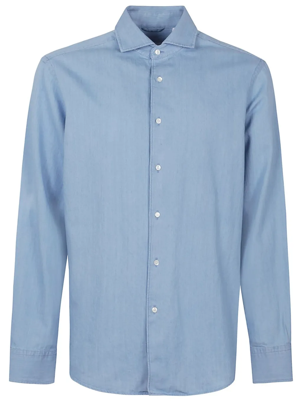 Chambray Micro-Twill Vic Shirt