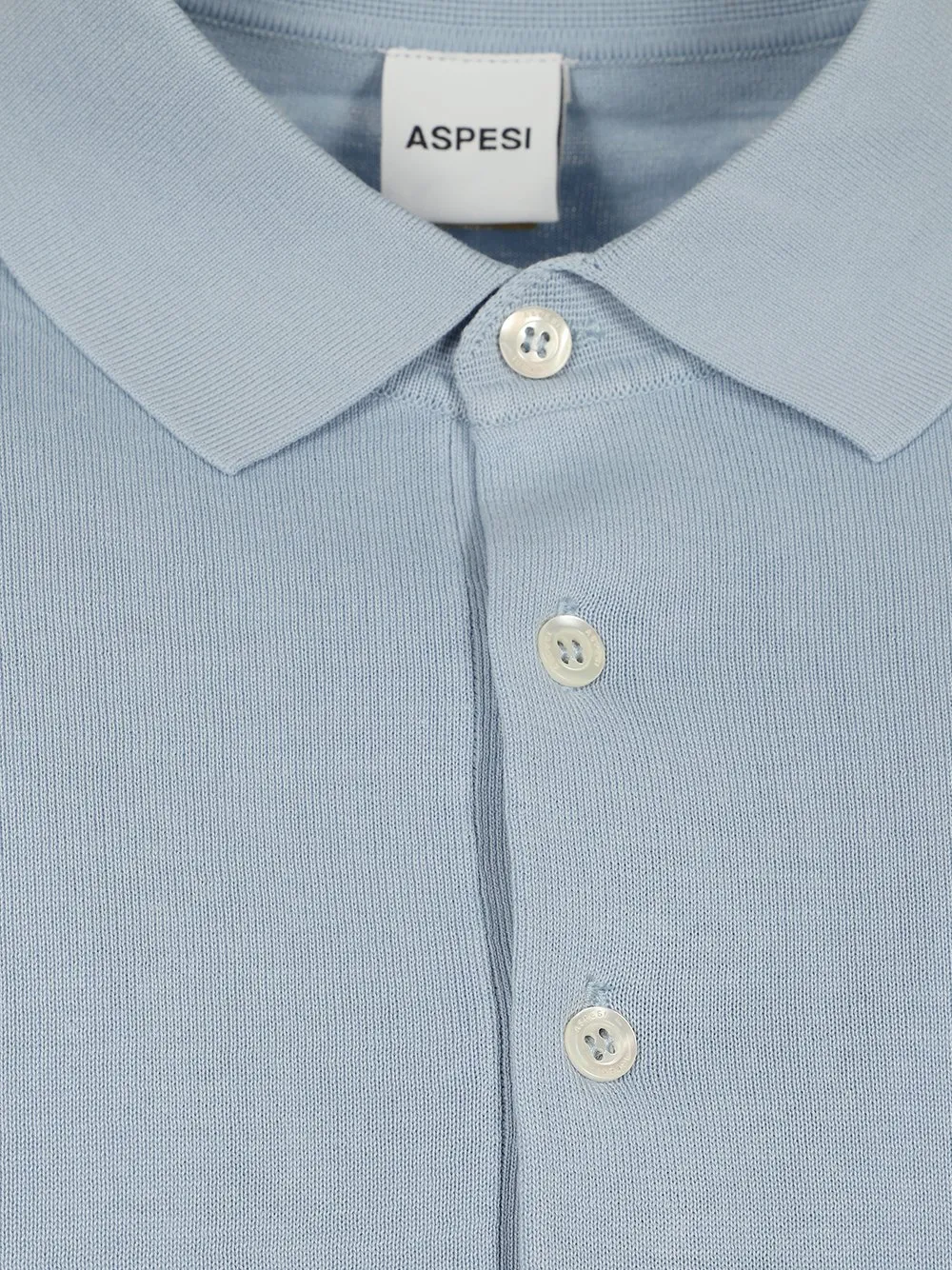 Buttoned Short-Sleeved Polo Shirt