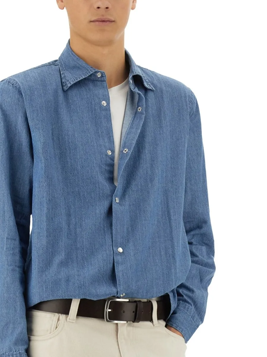 Denim Western Style Shirt
