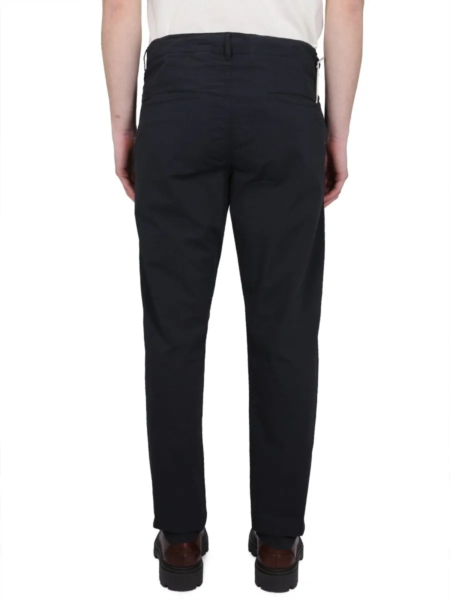 Straight-Leg Drawstring Chino Trousers