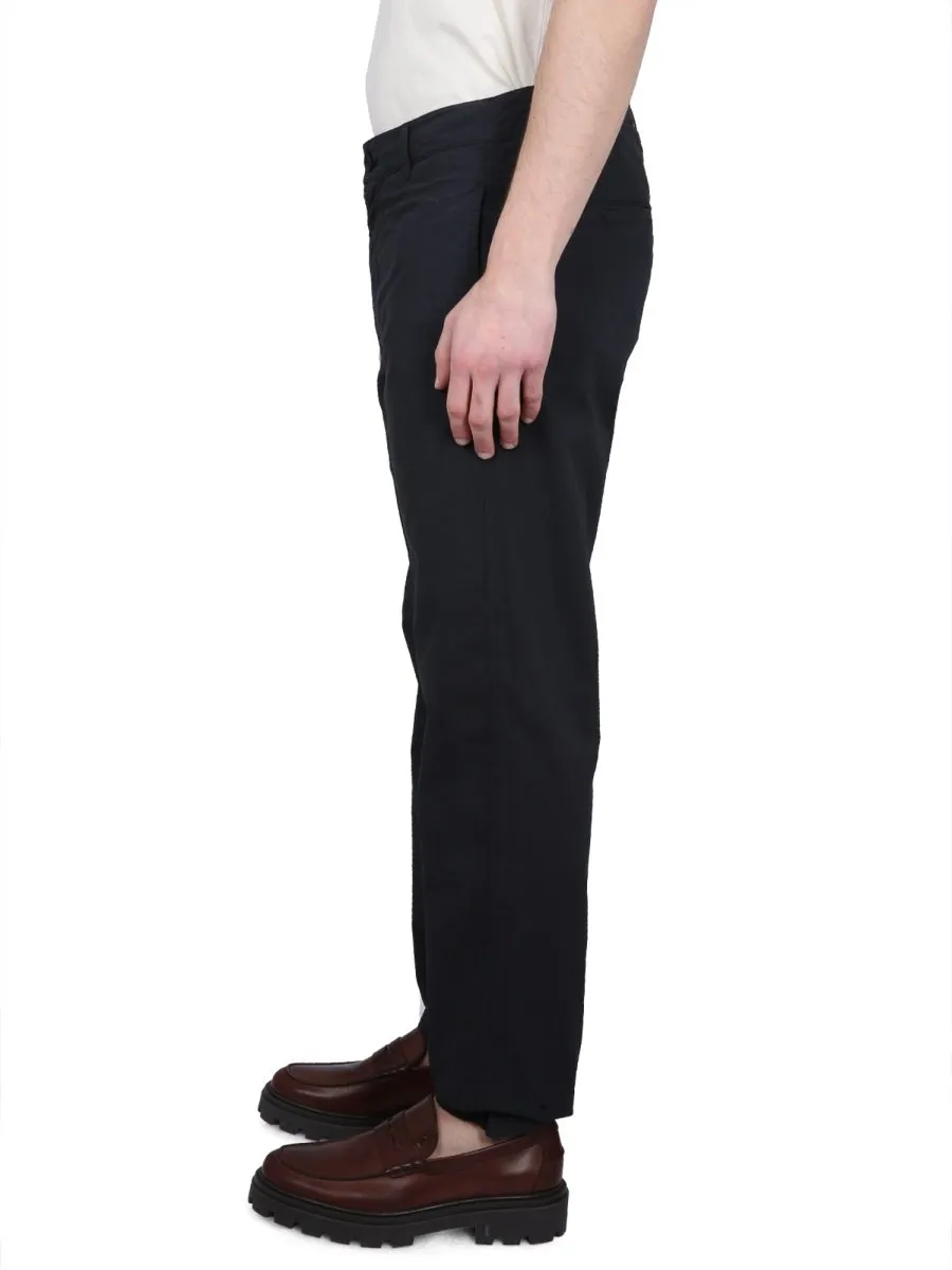Straight-Leg Drawstring Chino Trousers
