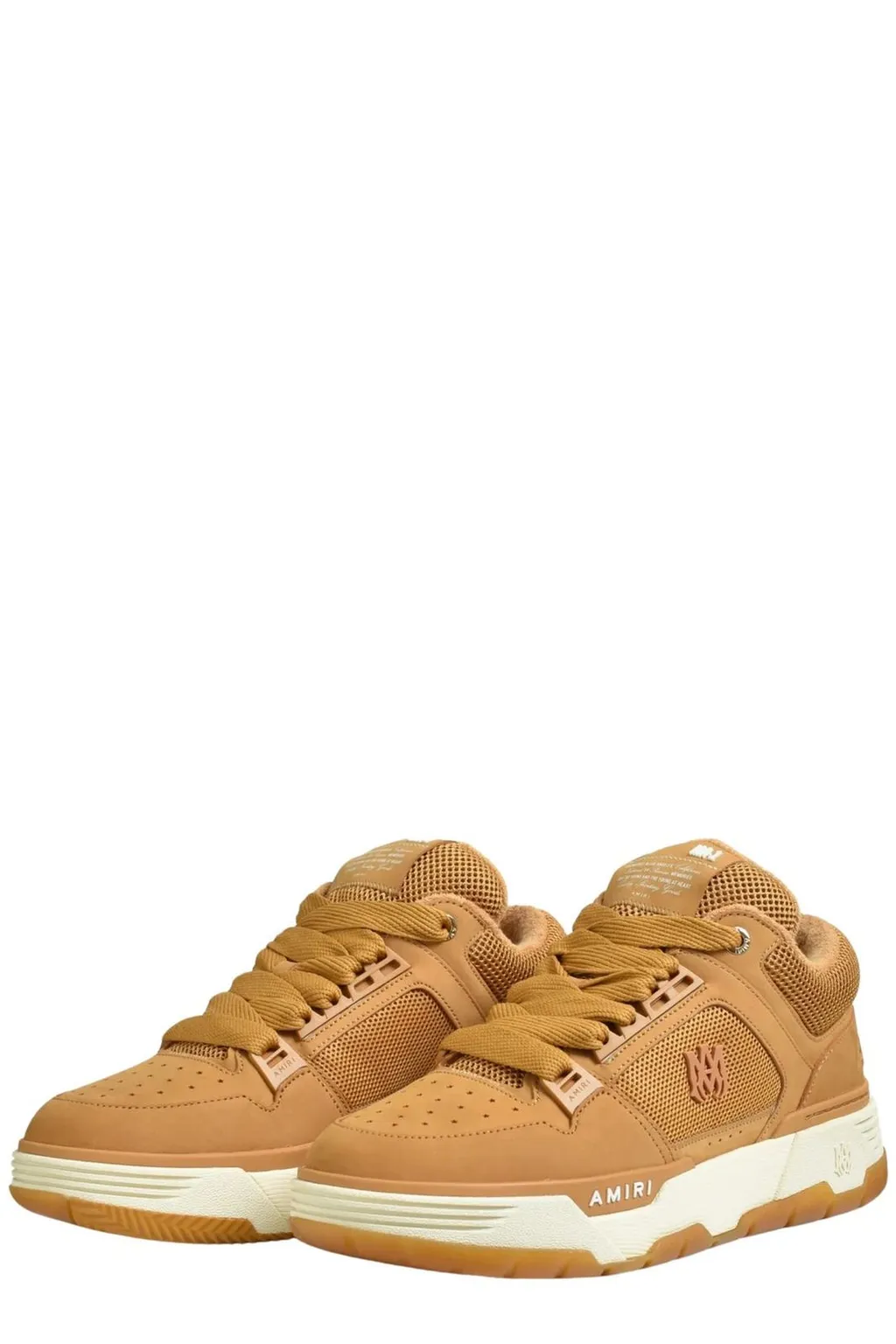 Ma Quad Debossed Lace-Up Sneakers