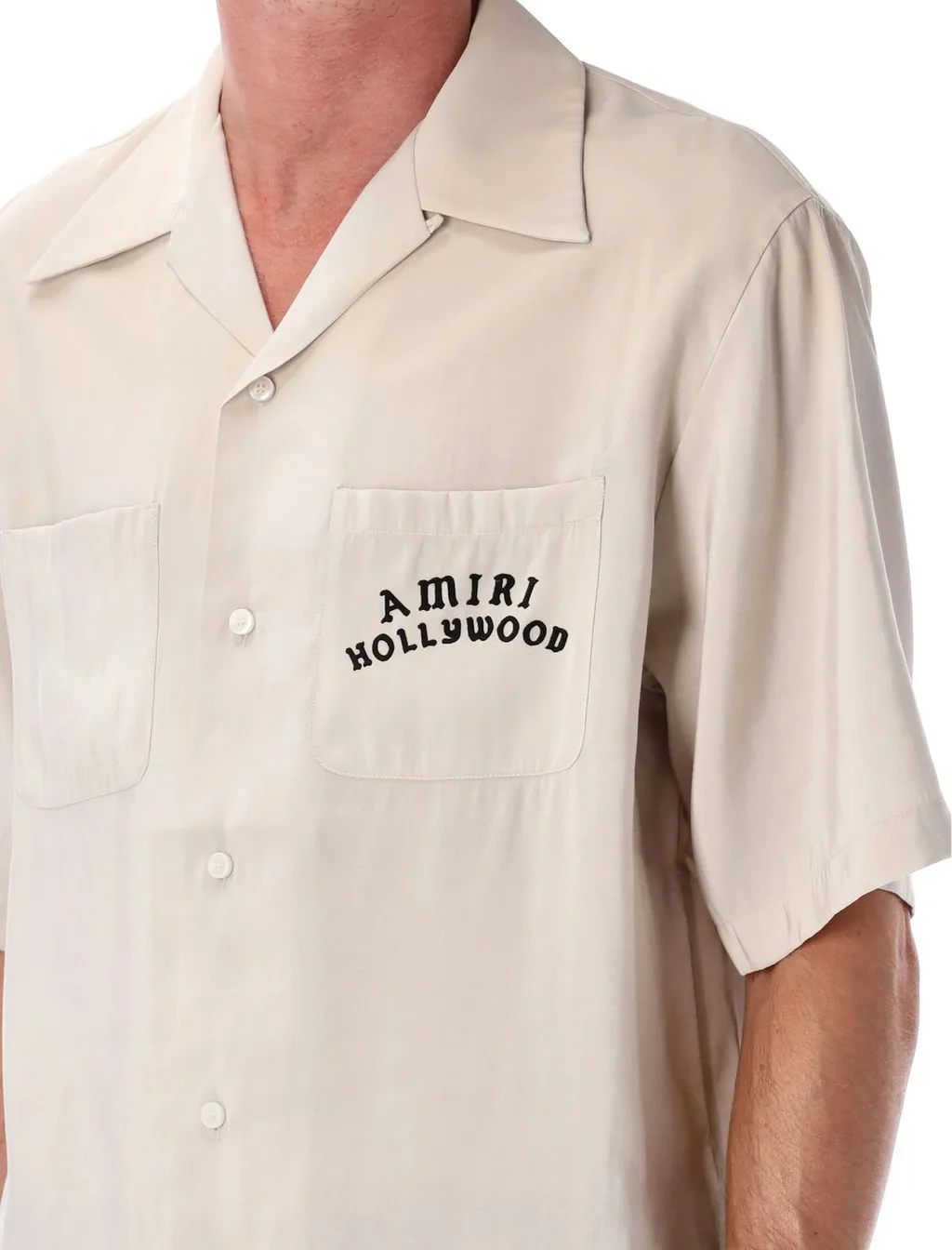 Logo Embroidered Short-Sleeved Shirt