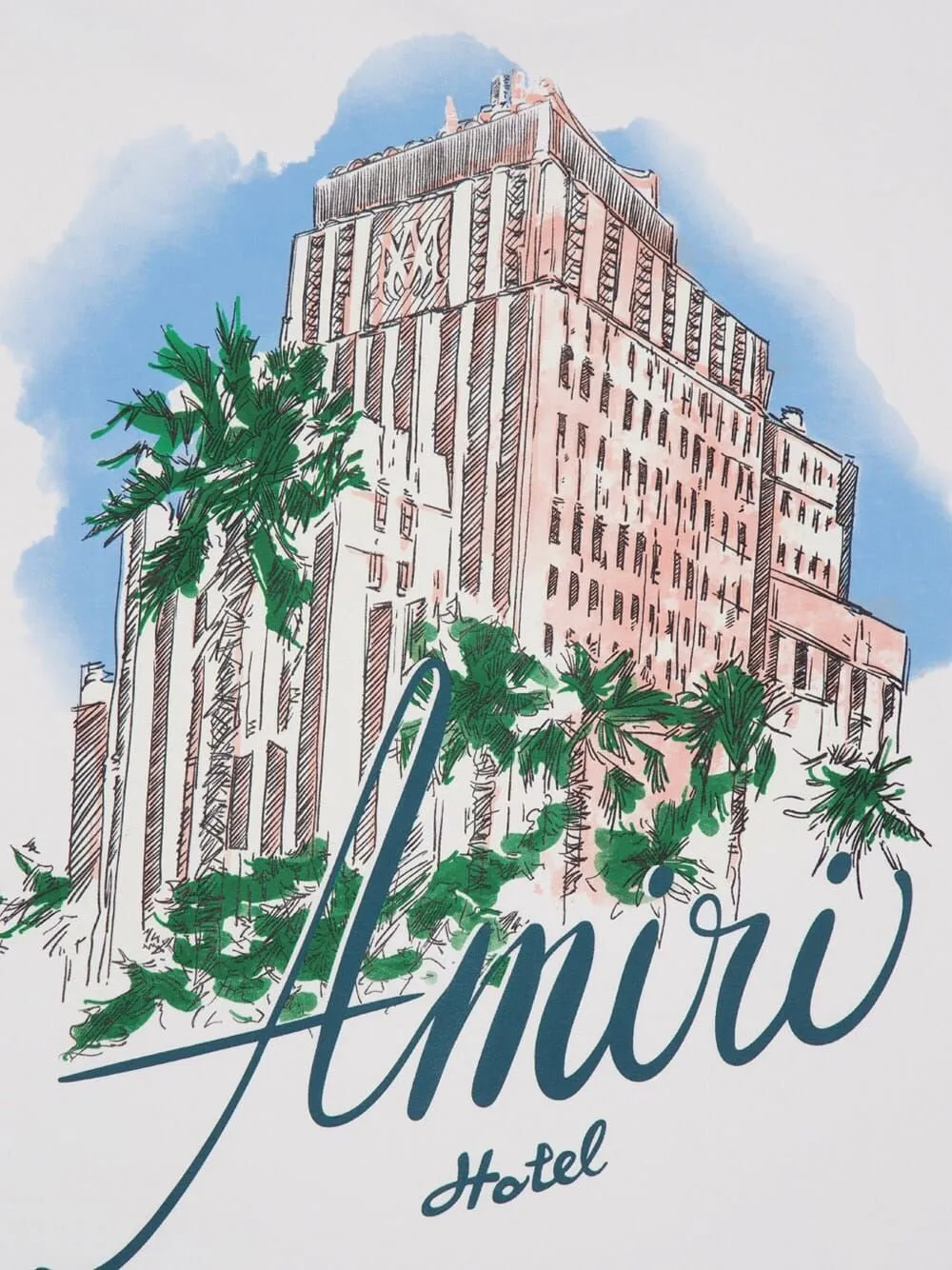 Hotel Printed Crewneck T-Shirt
