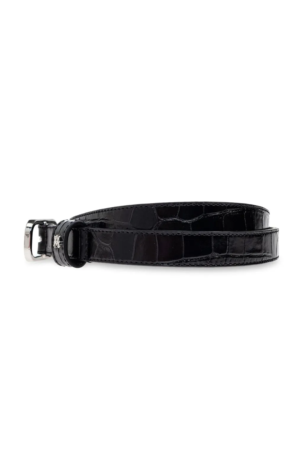 Ma Logo Plaque Buckled Belt