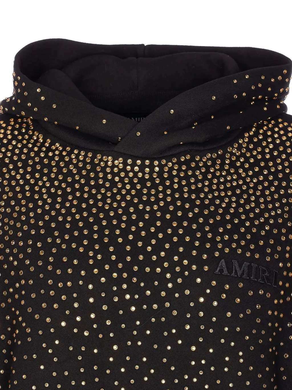 Embellished Logo Embroidered Hoodie