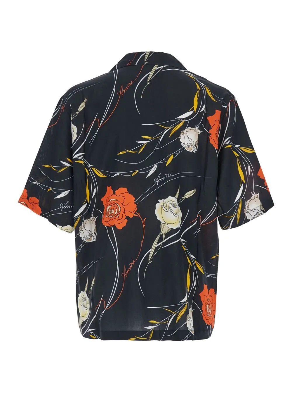 Floral Printed Bowling Shirt