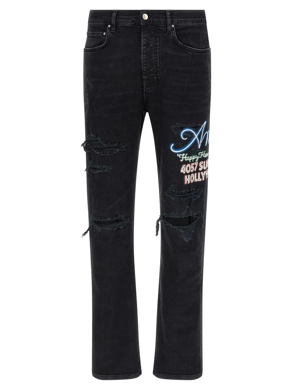 Neon Lights Distressed Jeans