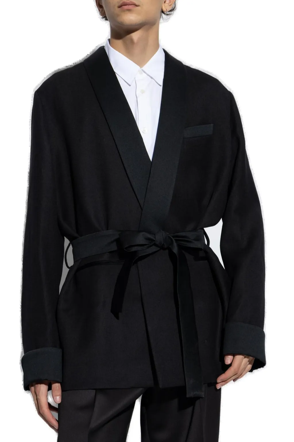 Belted Tailored Blazer