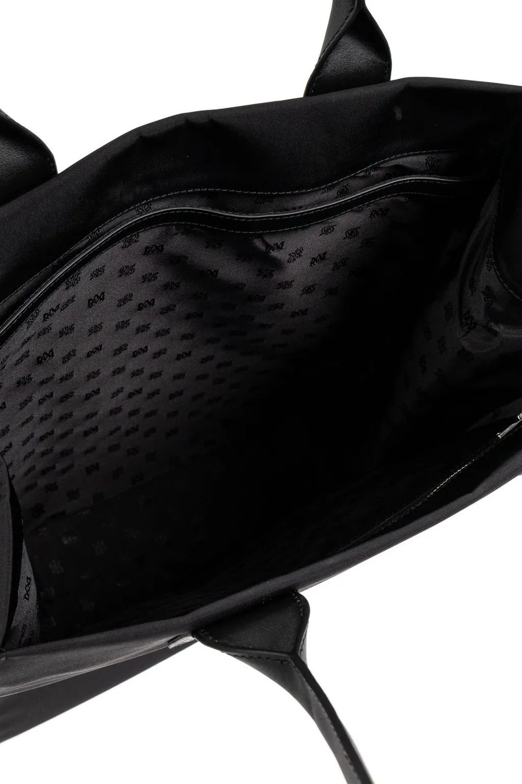 Logo Printed Top Handle Tote Bag