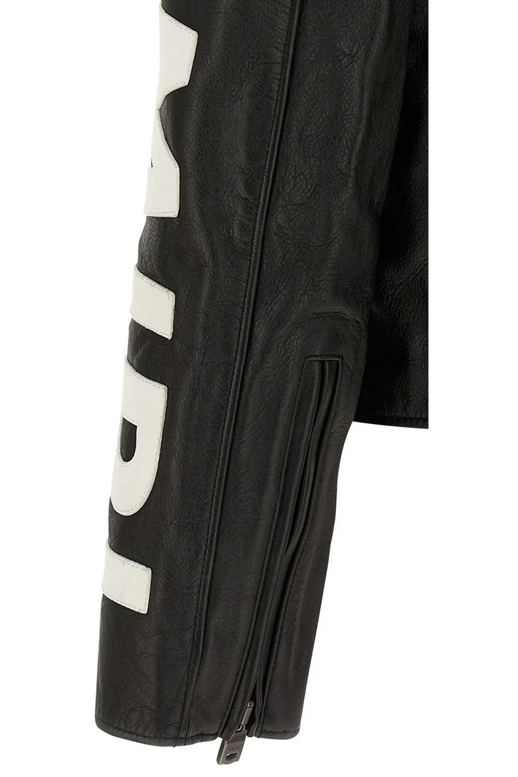 Patch Detailed Racer Jacket