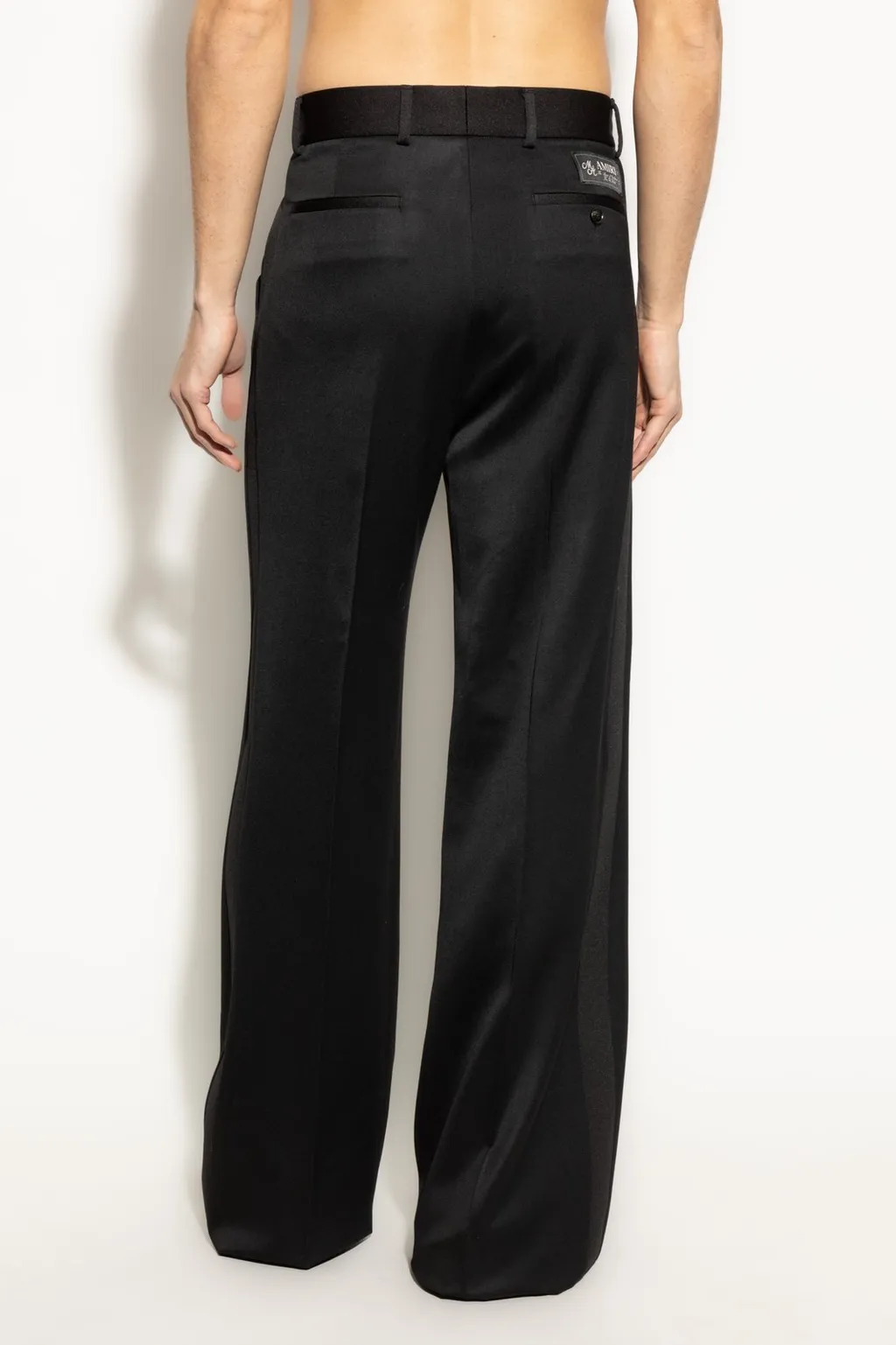 Logo Patch Tailored Pants