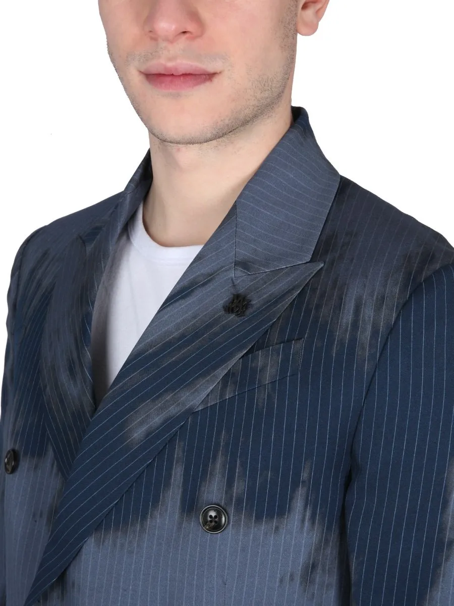Faded Doubled-Breasted Blazer