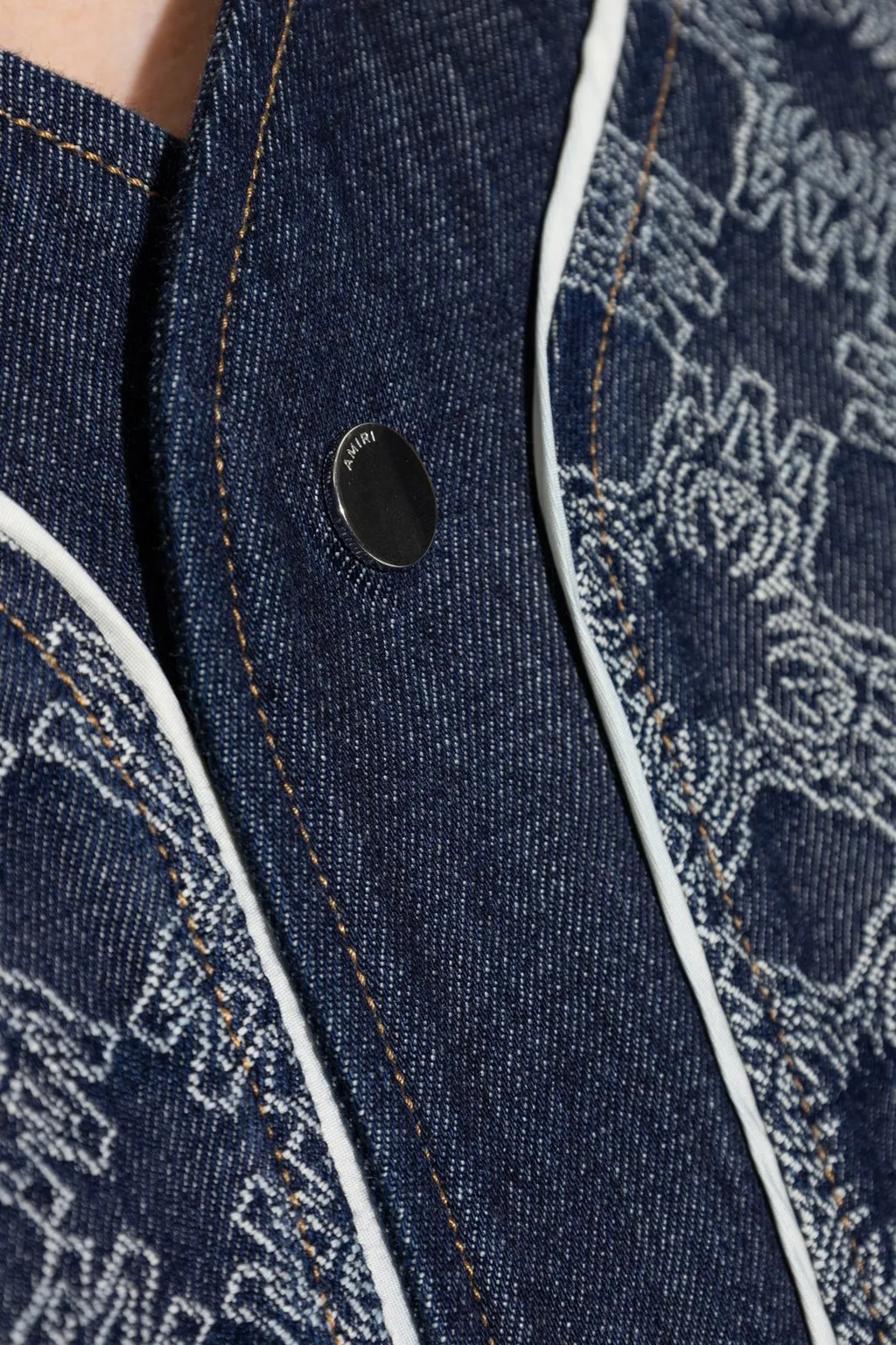 Ma Quad Denim Baseball Shirt