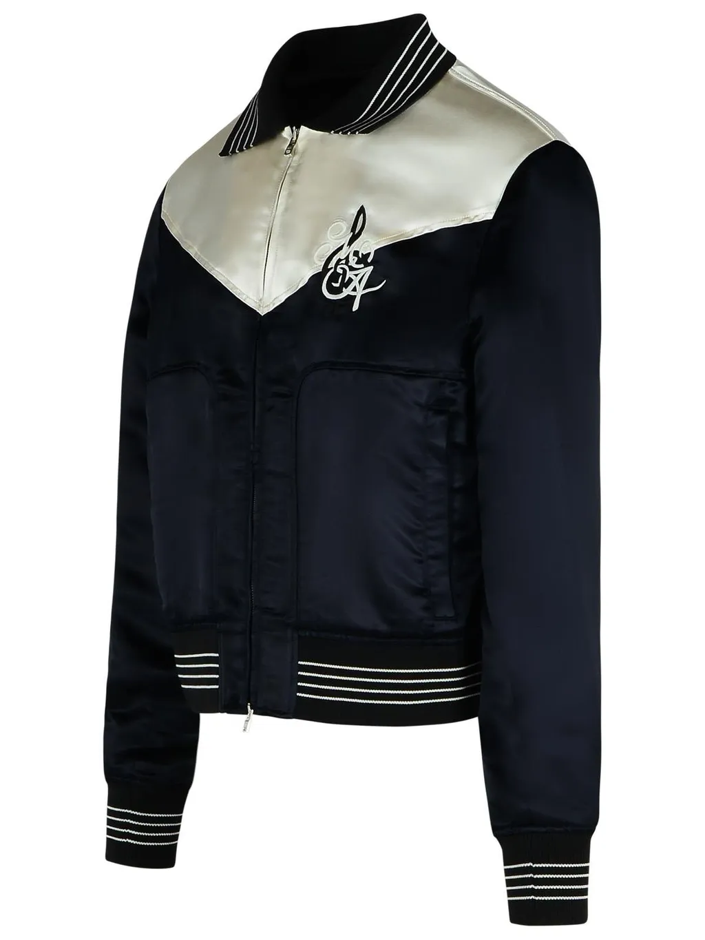 Logo Patch Bomber Jacket