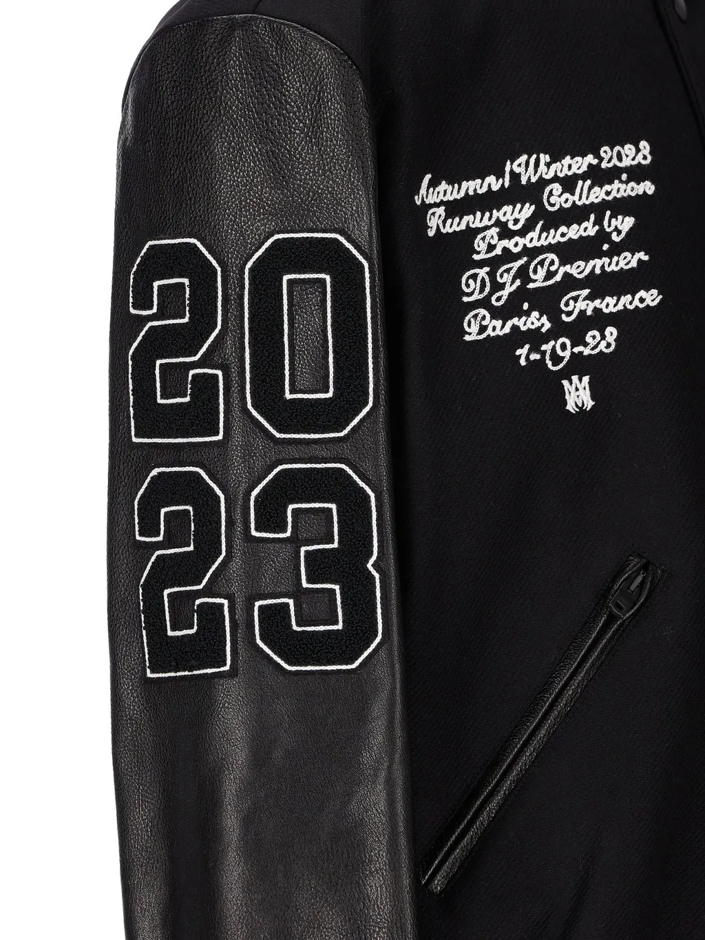 Logo Embroidered Varsity Jacket