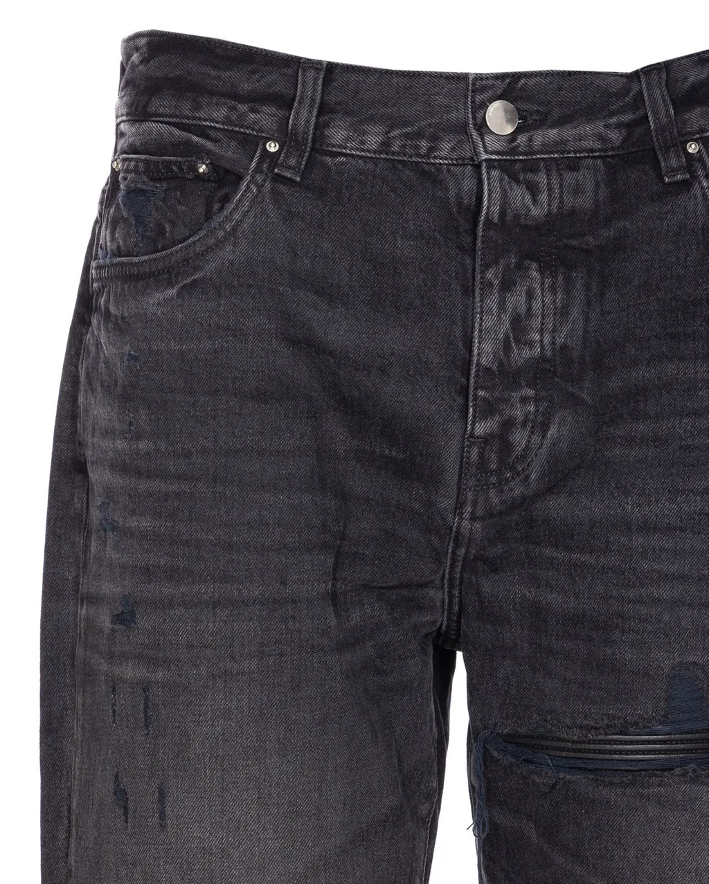 Distressed Straight Mx1 Jeans