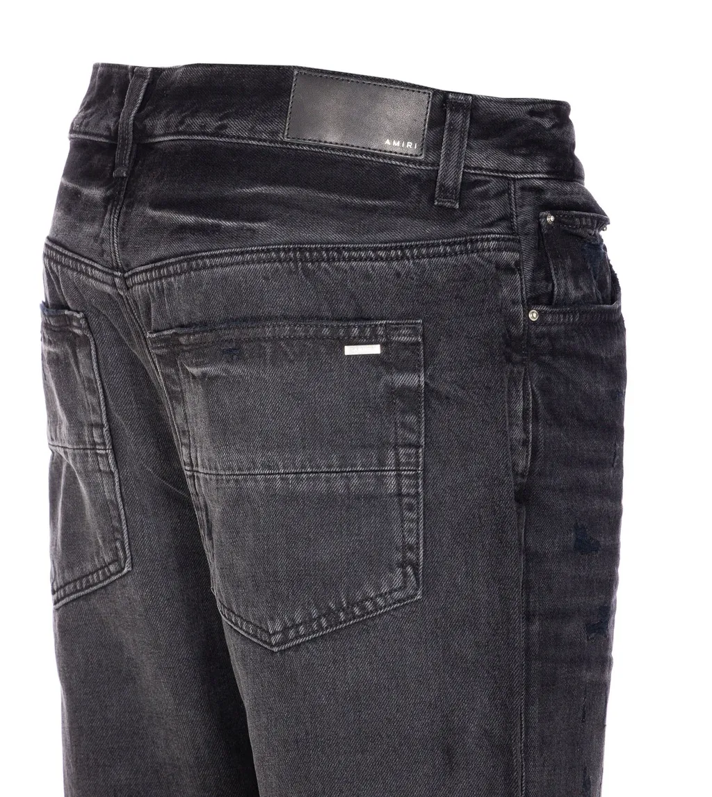 Distressed Straight Mx1 Jeans