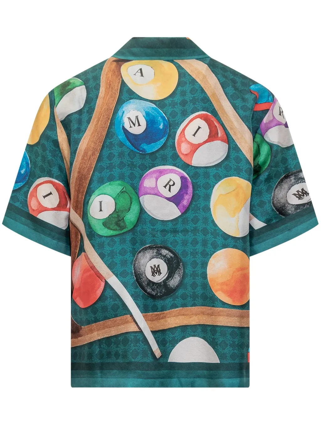 Billiards Graphic Printed Bowling Shirt