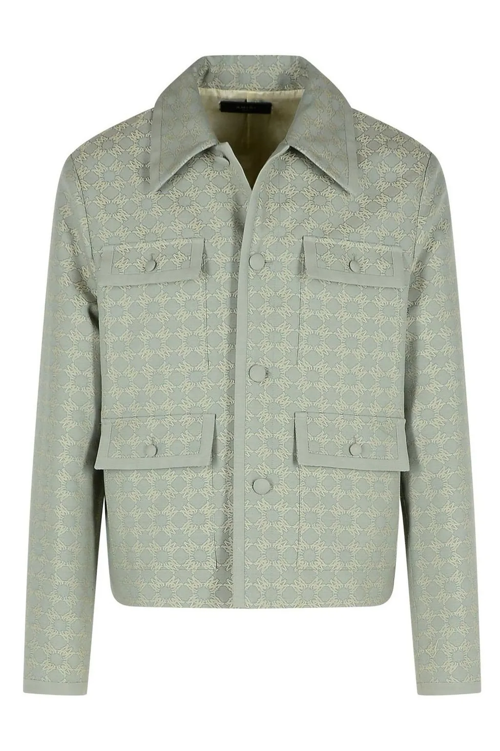 Monogaram Printed Buttoned Jacket