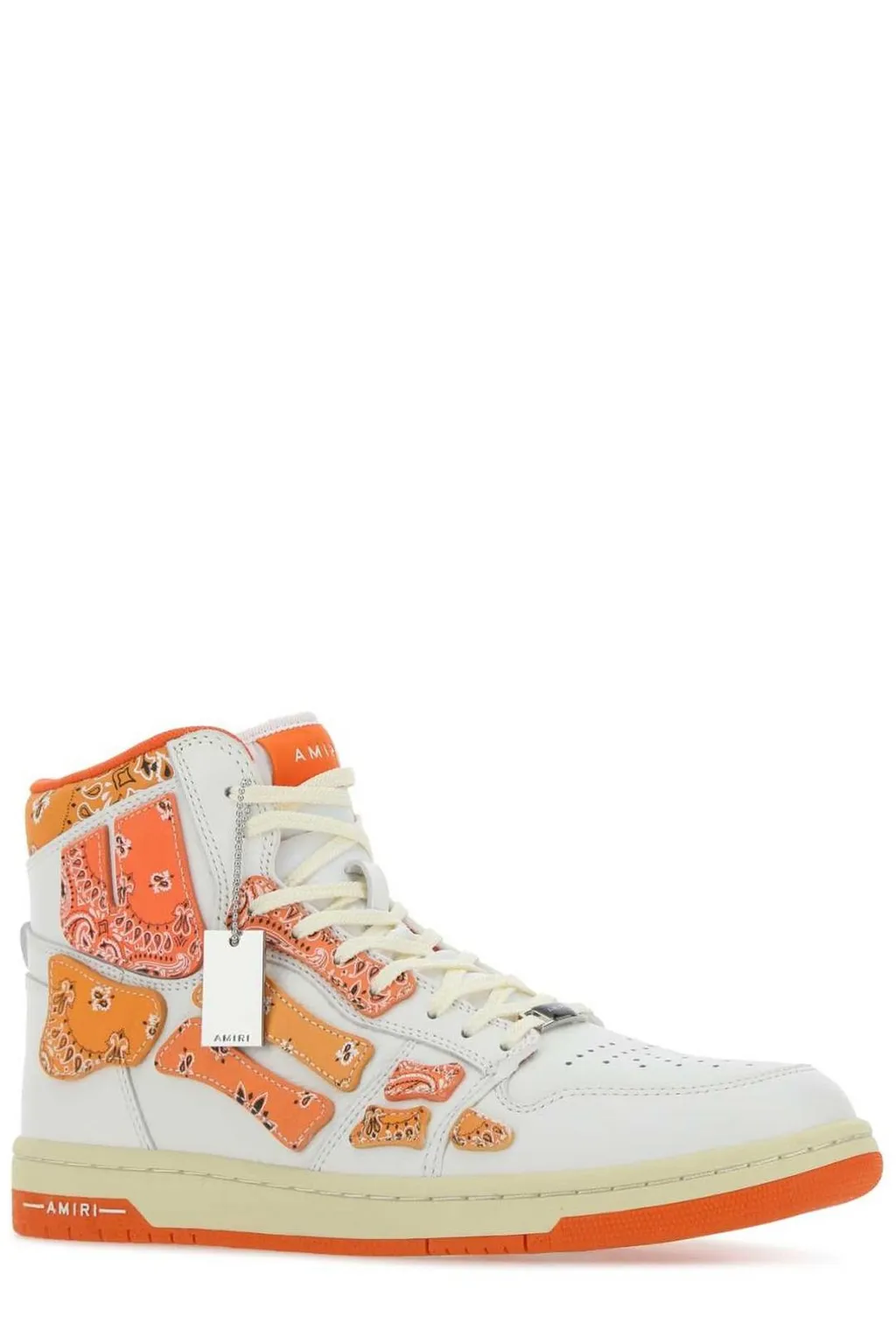 Skel Lace-Up Bandana Sneakers