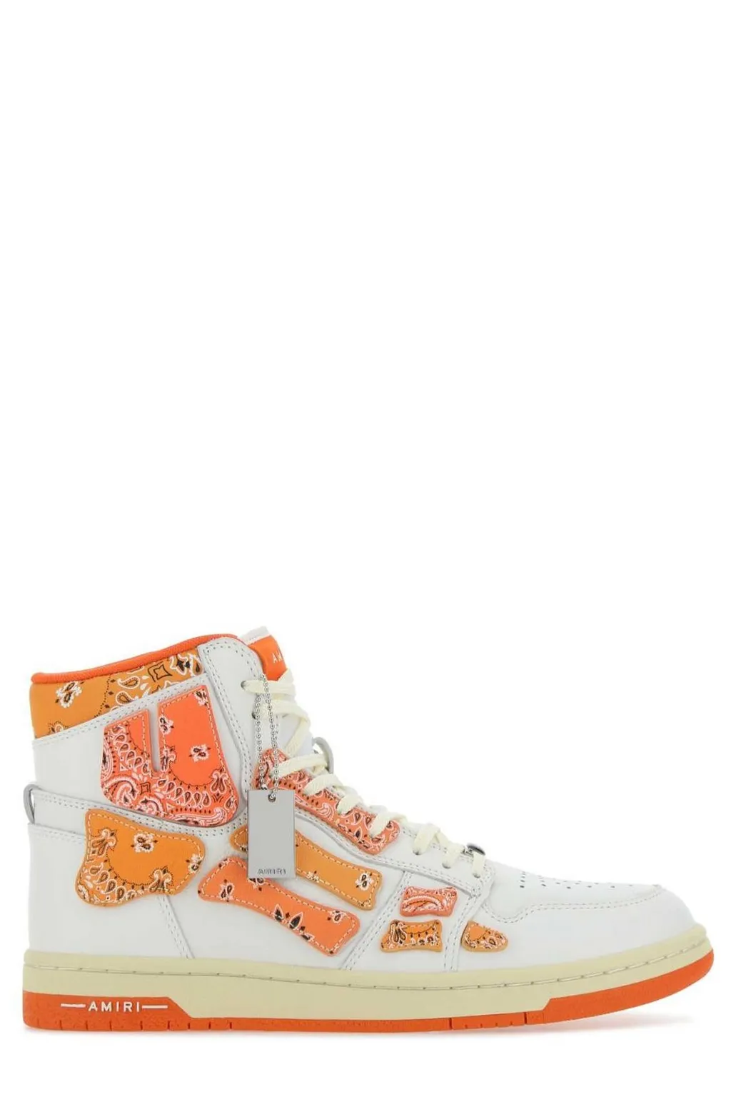 Skel Lace-Up Bandana Sneakers