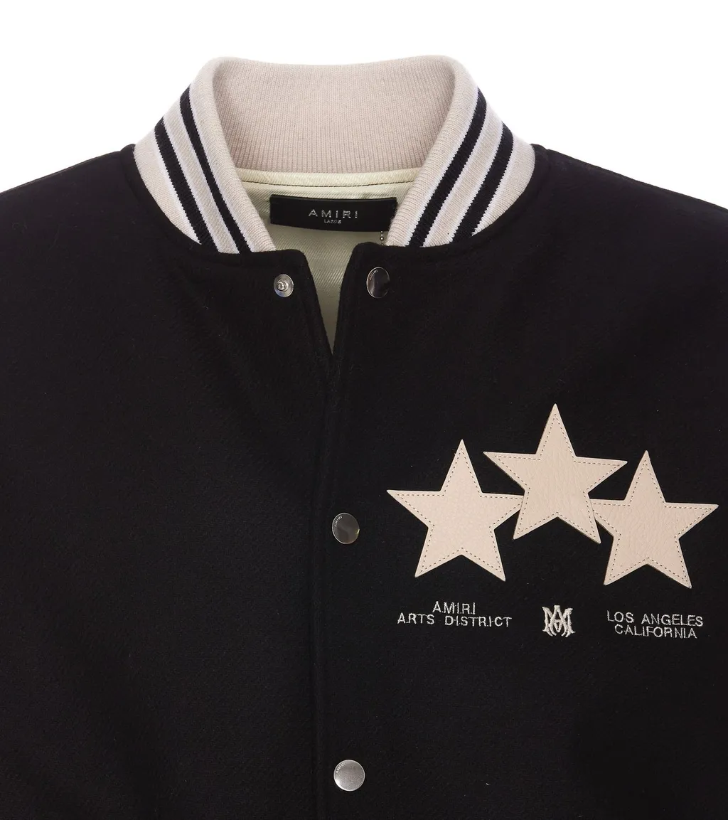 Star Patch Bomber Jacket