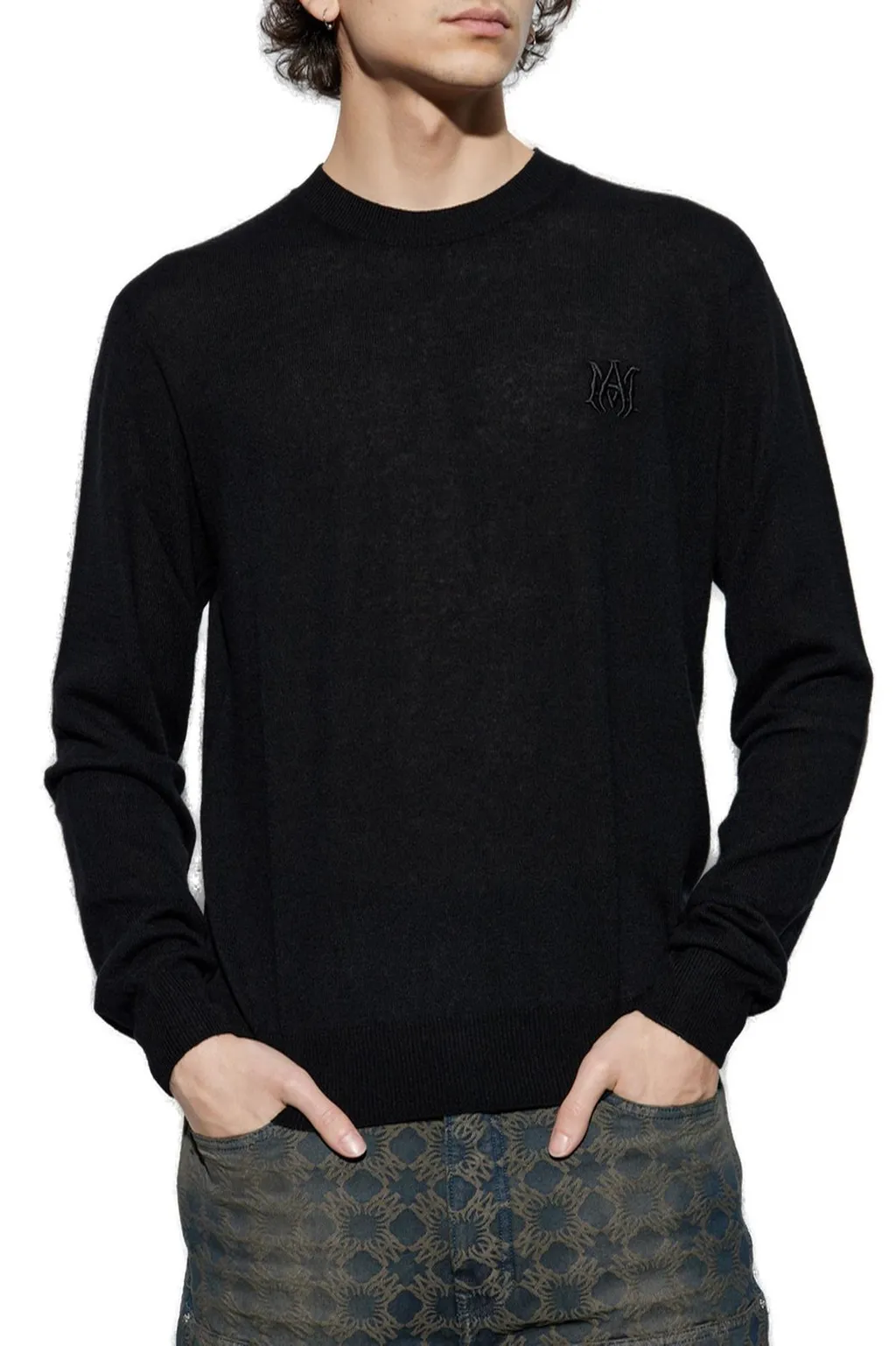 Logo Embroidered Crewneck Jumper