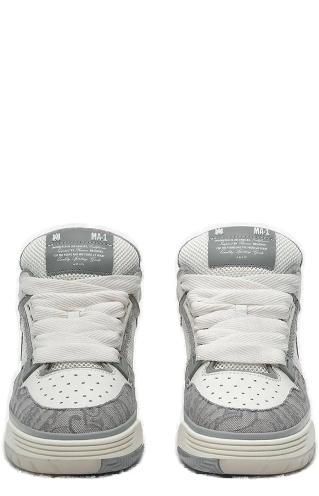 Ma-1 Round Toe Lace-Up Sneakers