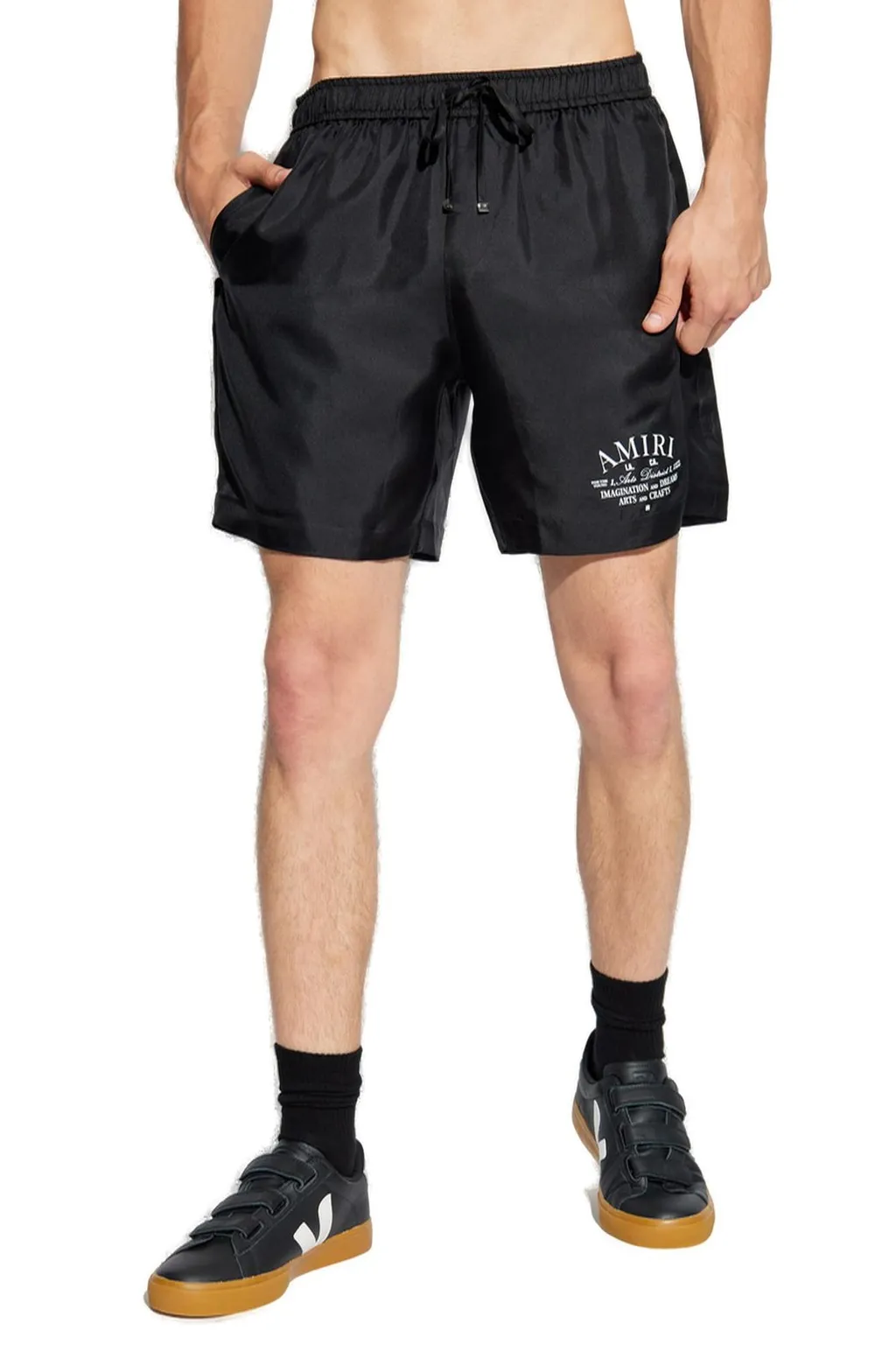Logo Printed Swim Shorts