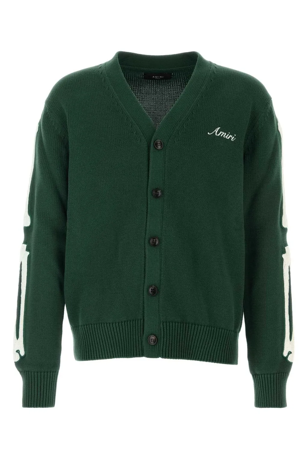 Logo Embroidered Bones Cardigan