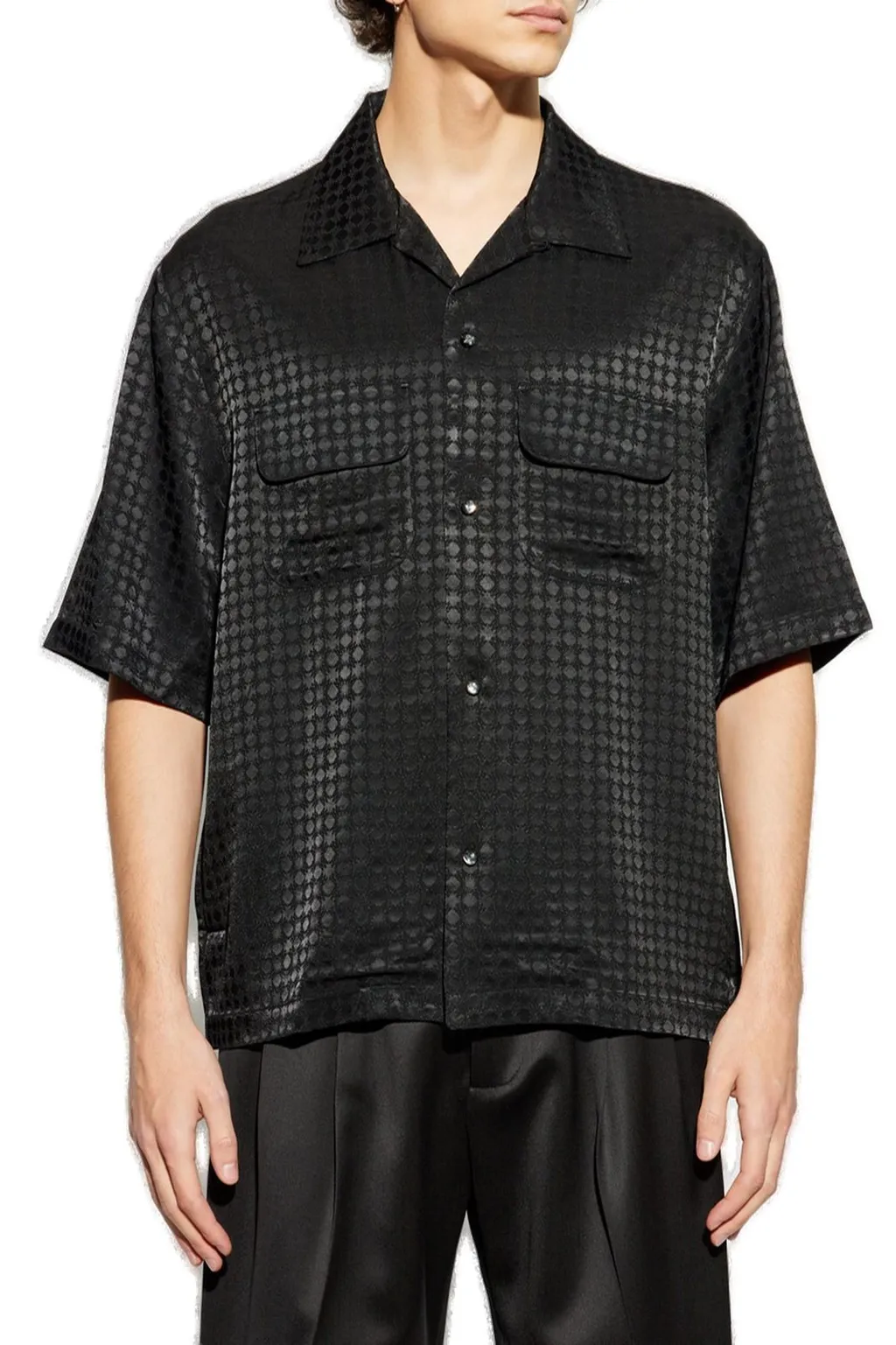 Flap Pocket Short-Sleeved Shirt