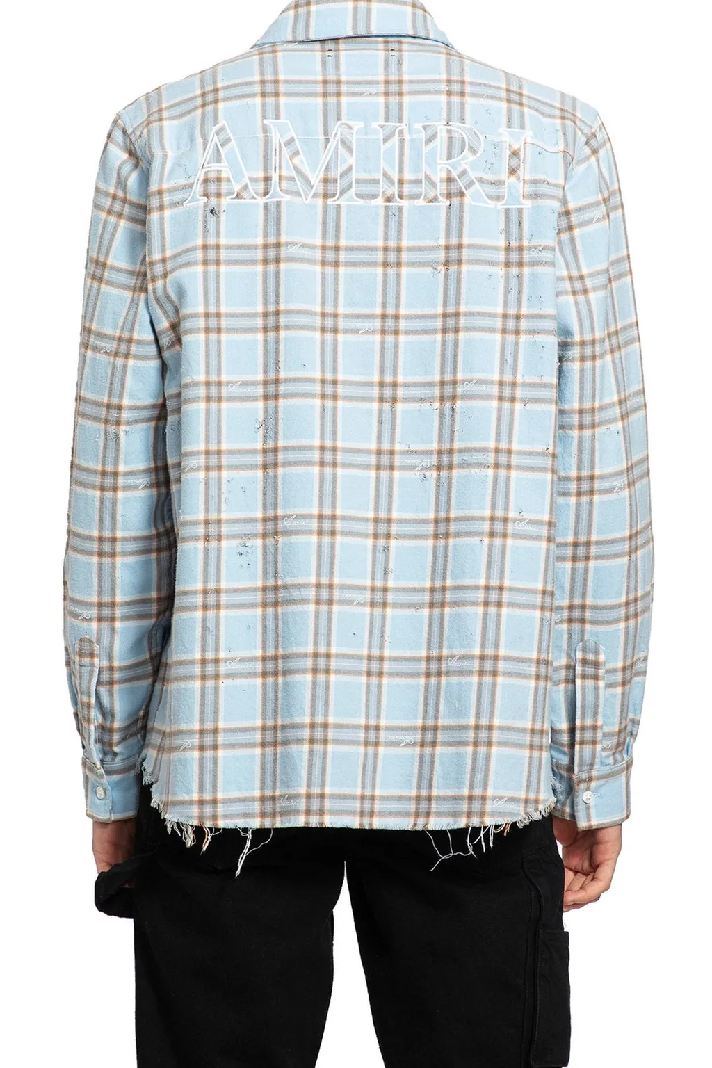 Shotgun Flannel Frayed Hem Shirt