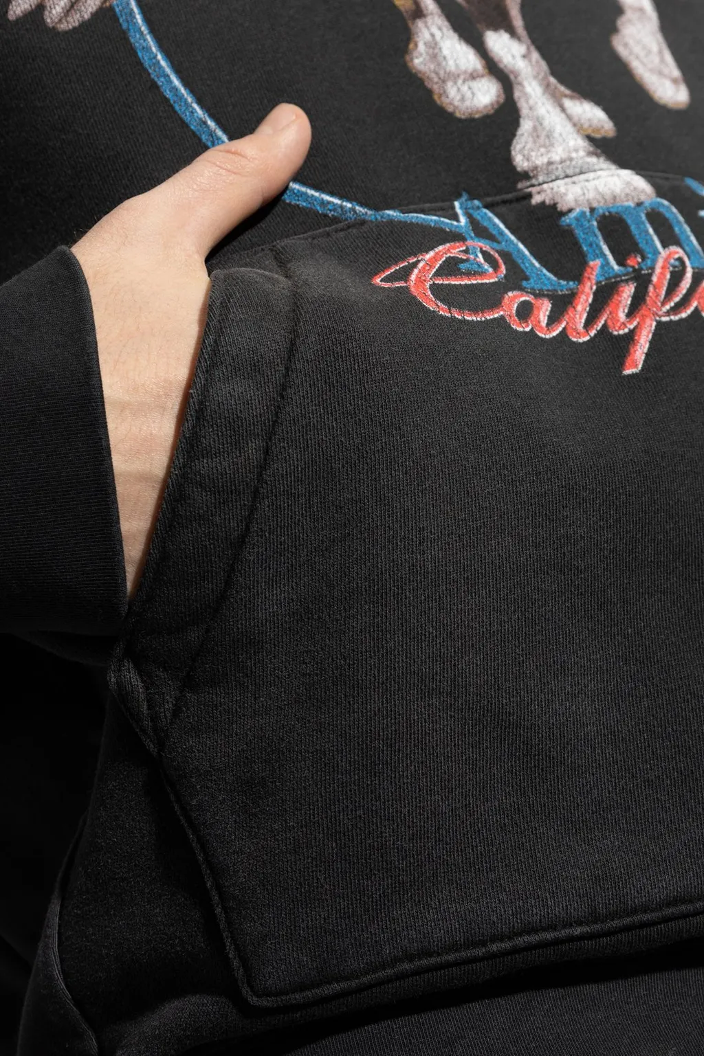 Pegasus Printed Jersey Hoodie