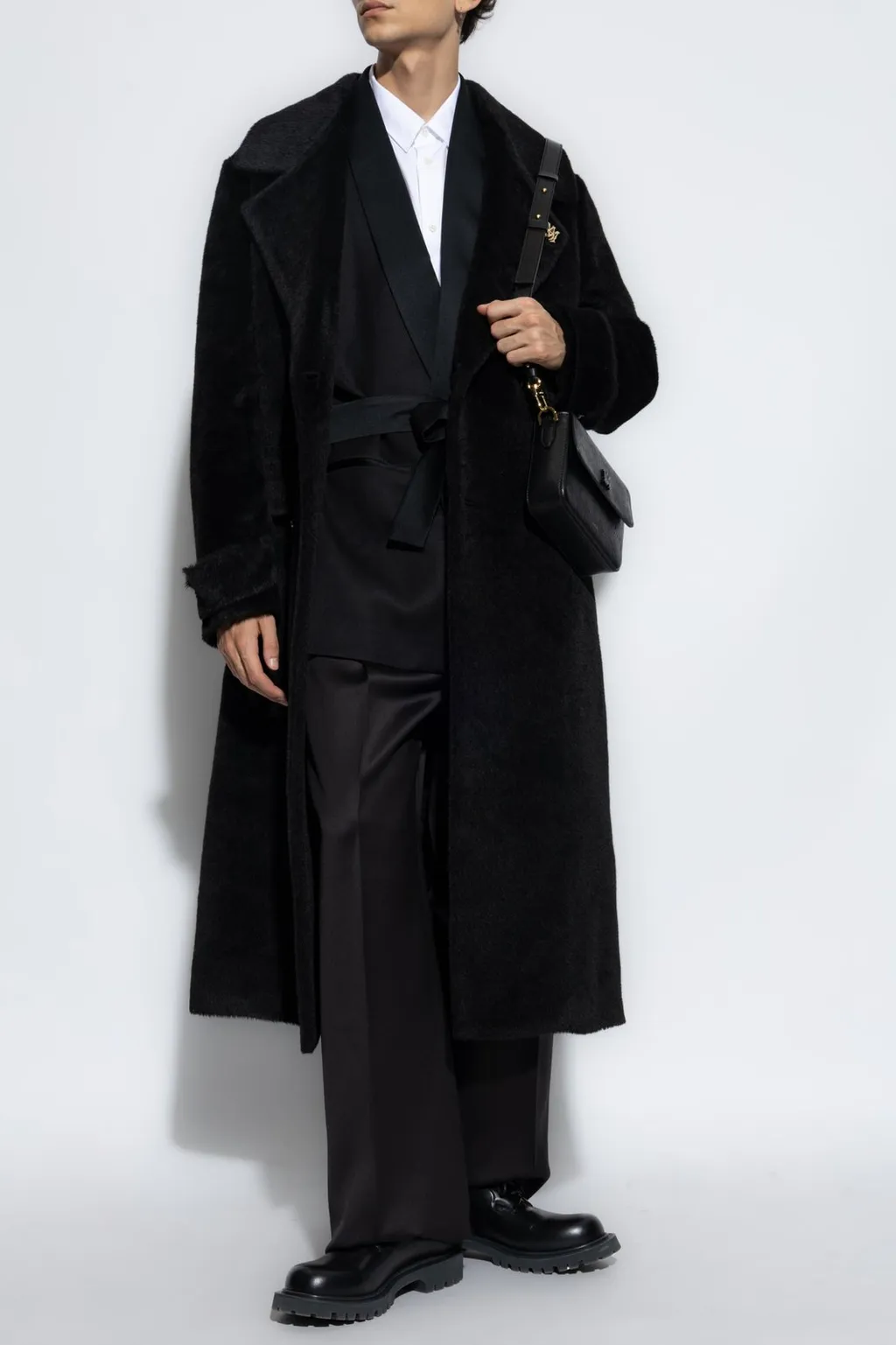 Straight Leg Pleated Trousers
