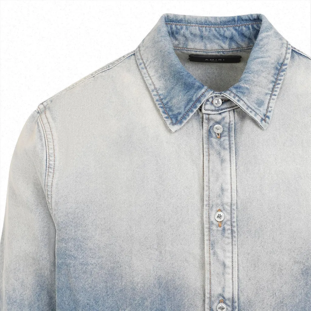 Button-Up Denim Shirt