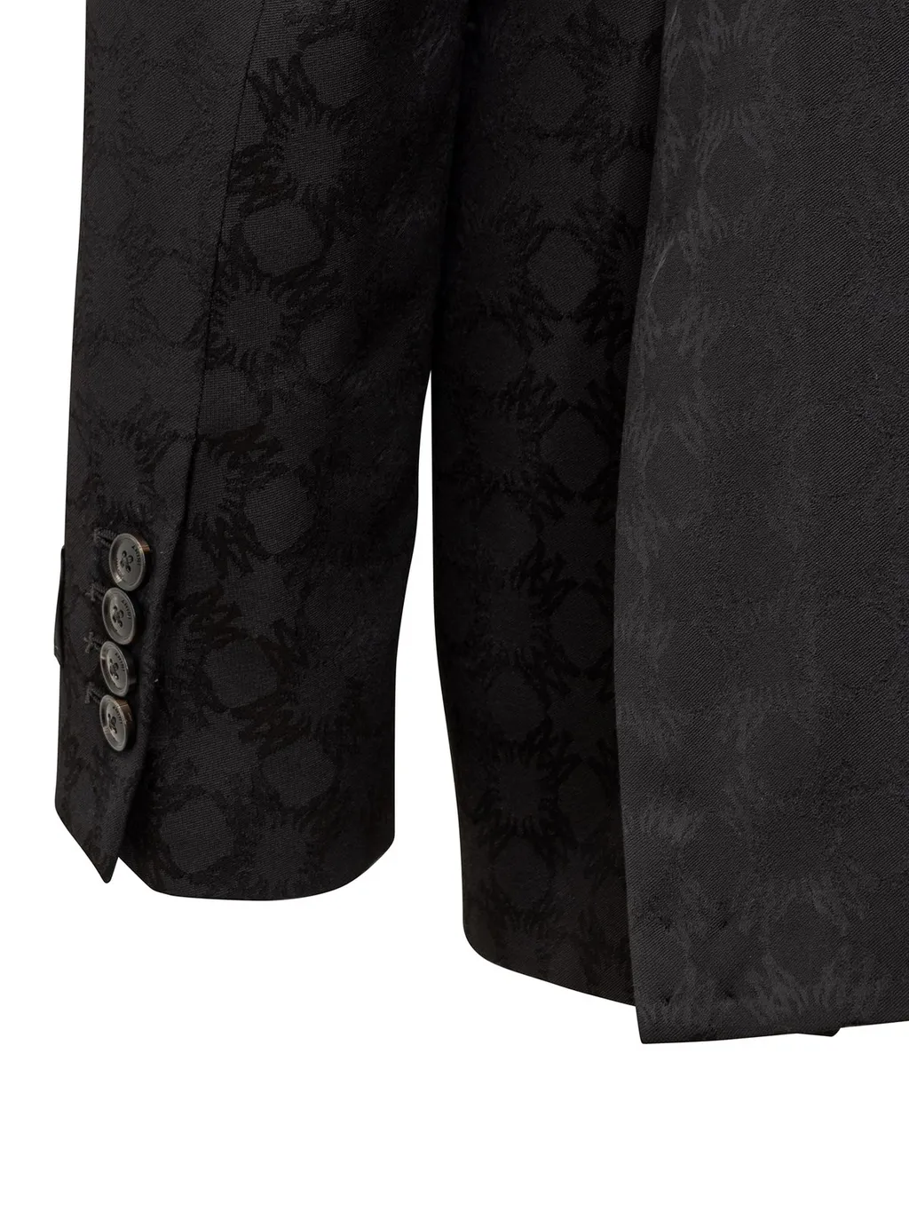 Logo Patch Double-Breasted Jacket
