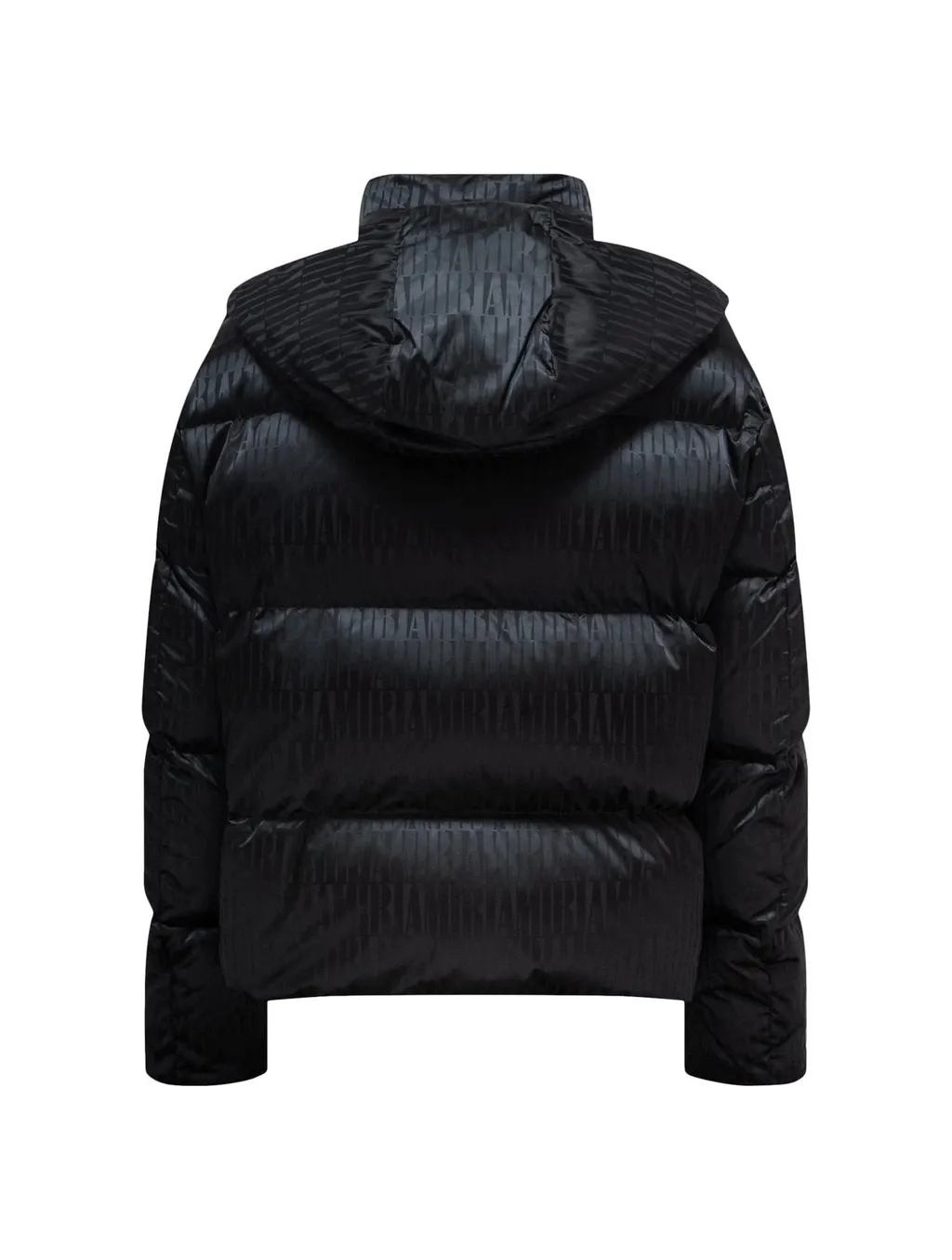 All-Over Logo Printed Padded Down Jacket