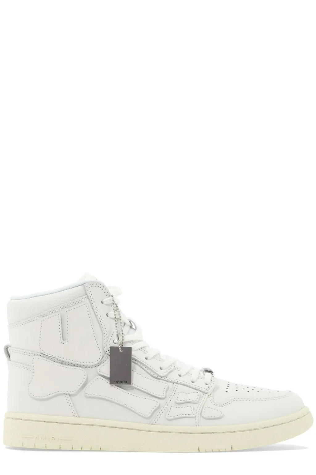 Skeleton High Top Lace-Up Sneakers