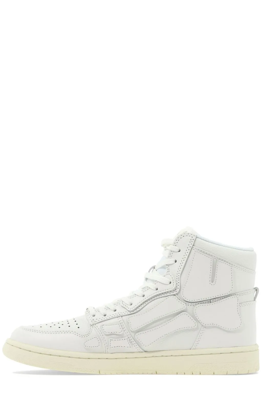 Skeleton High Top Lace-Up Sneakers