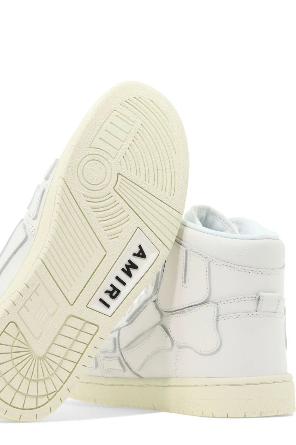 Skeleton High Top Lace-Up Sneakers