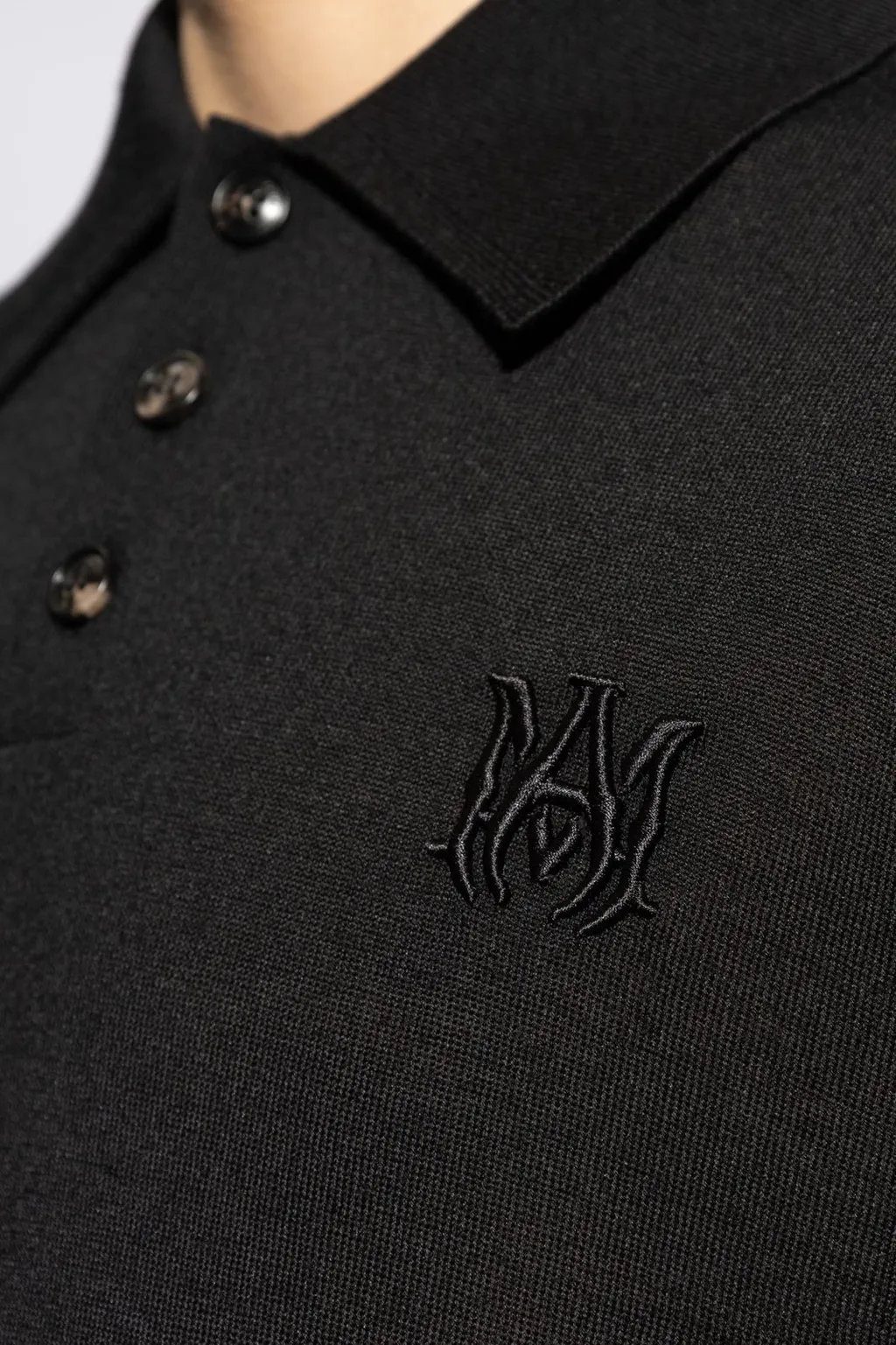 Ma Embroidered Short-Sleeved Polo Shirt