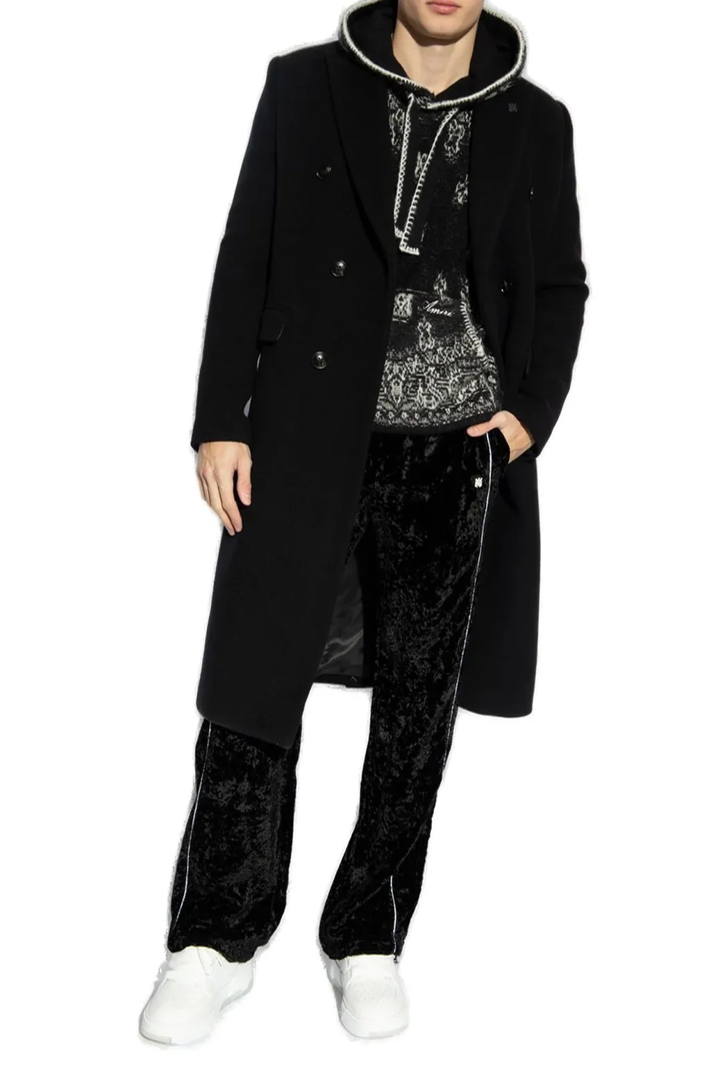 Double-Breasted Long Coat