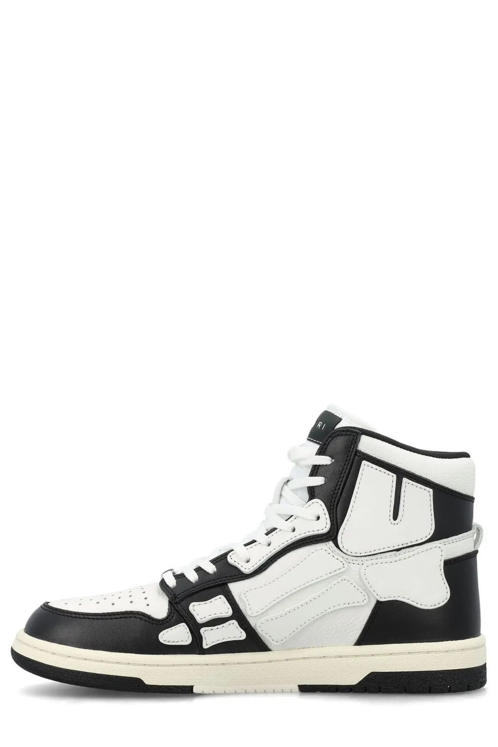 Skel Panelled High-Top Lace-Up Sneakers