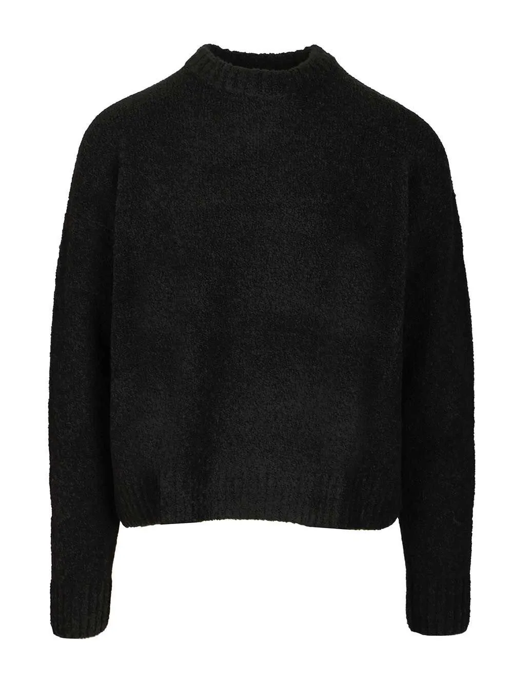 Boucle Long-Sleeved Crewneck Jumper