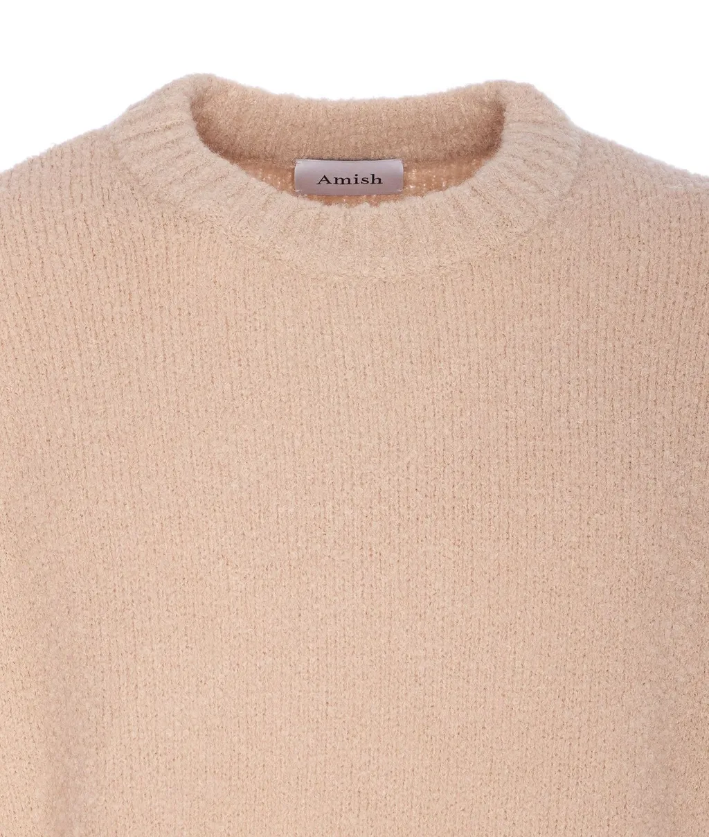 Boucle Long-Sleeved Crewneck Jumper