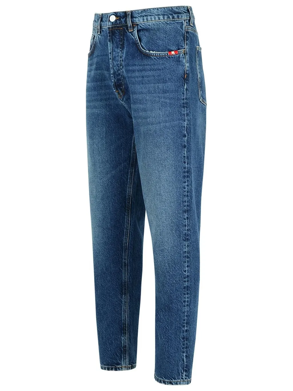Tricolor Stitching Jeans