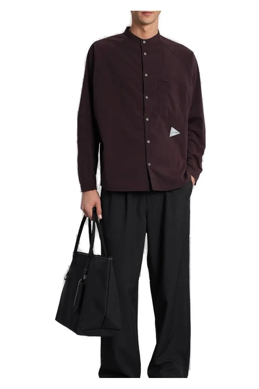 Logo Printed Long-Sleeved Shirt