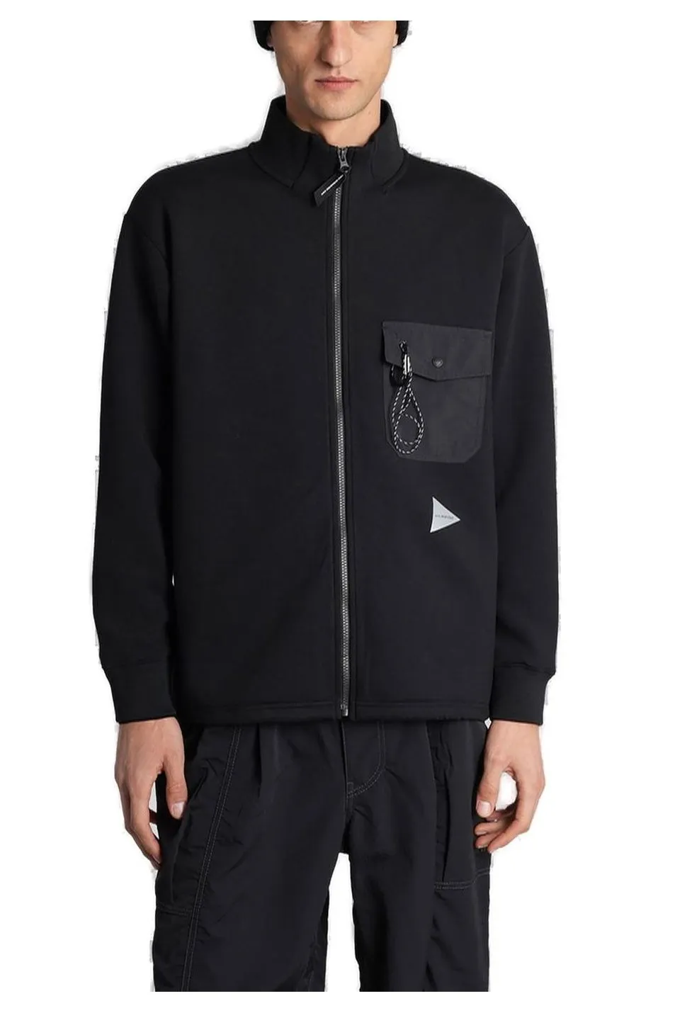 Logo Printed Zipped Sweatshirt